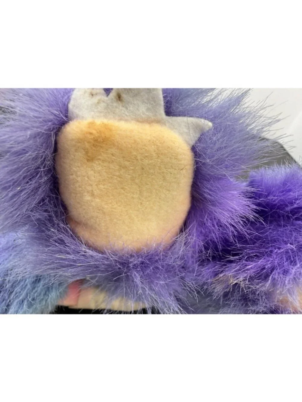 1980's Russ Berrie Weirdo Willy Plush Stuffed Animal Purple Monster NEEDs TLC